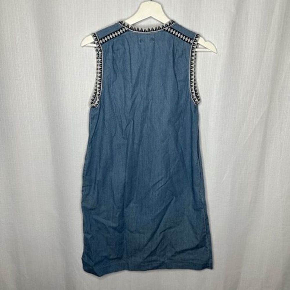 J. Crew Blue Chambray Denim Dress - Picture 4 of 5